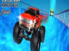 Gioco di Monster Truck con rampa verticale Water Surfer